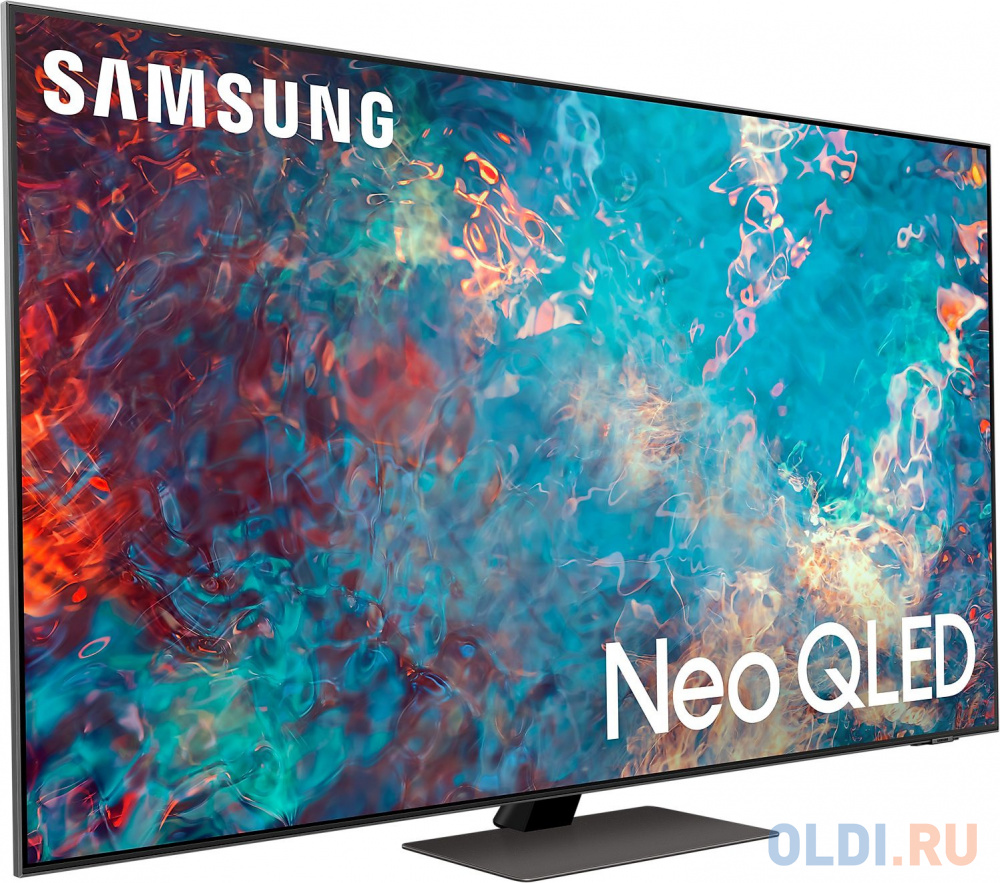 Телевизор QLED Samsung 75" QE75QN87AAUXRU Q серебристый 4K Ultra HD 120Hz DVB-T2 DVB-C DVB-S2 USB WiFi Smart TV (RUS)