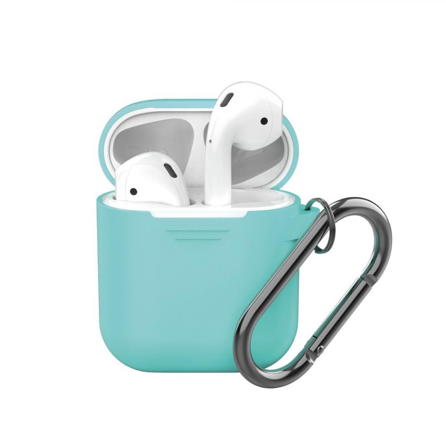 Силиконовый чехол Deppa для AirPods мятный в Москвe