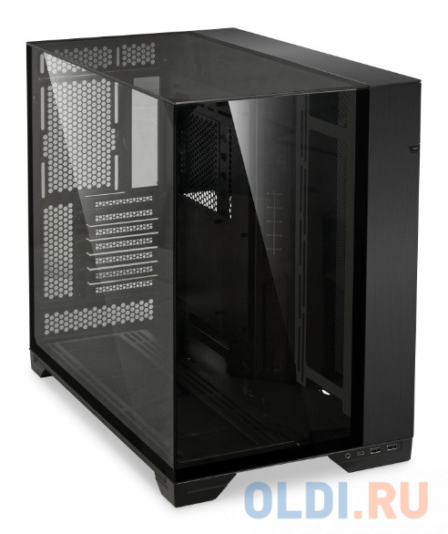 LIAN LI O11 Vision Black, Midium Case: EATX(under 280mm)/ATX/MICRO-ATX/MINI-ITX, 2xUSB 3.0, 1xUSB Type-C, 1xAudio, Included Fans: none