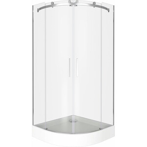 Душевой уголок Good Door Galaxy R-TD 90x90 прозрачный, хром (R-TD-90-C-CH)