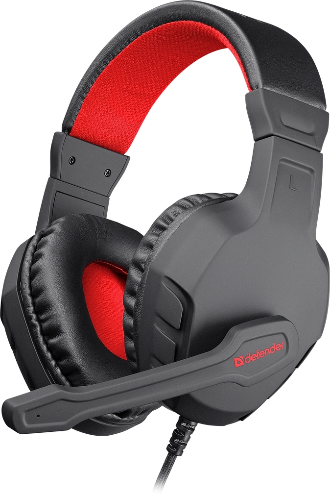 Наушники игровые Defender Gaming Cujo Black/Red (64505)