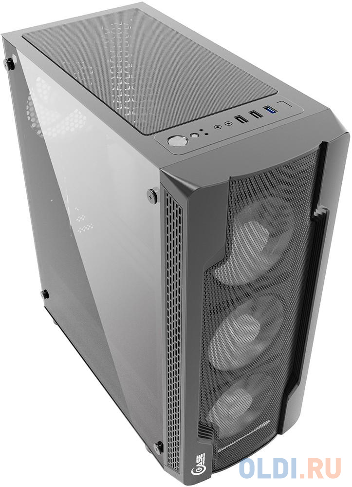 Корпус ATX Powercase CMIXB-F4 Без БП чёрный