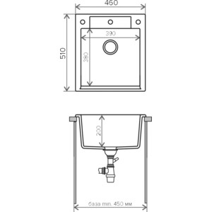 Кухонная мойка Tolero Classic R-117 №923 белый (472991)