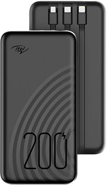 Мобильный аккумулятор ITEL Super Slim Star100C черный в Москвe