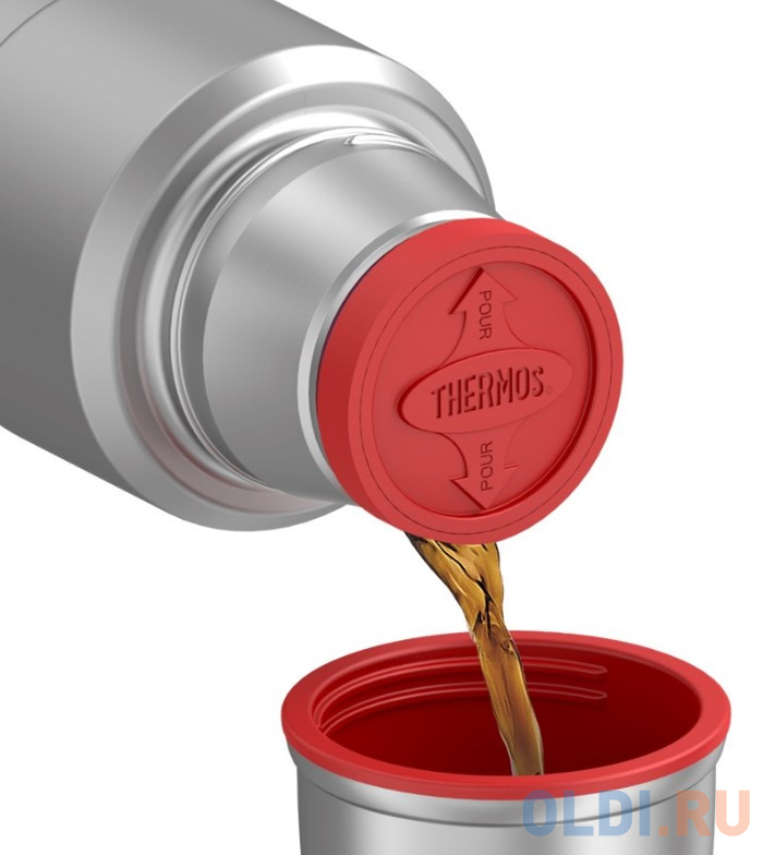 Термос для напитков Thermos SK2000 RCMS 1.2л. серый/красный (377630)