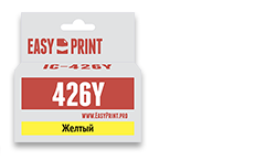 Картридж EasyPrint IC-CLI426Y (CLI426Y) для Canon PIXMA iP4840/MG5140/MG6140/MX884, желтый, с чипом