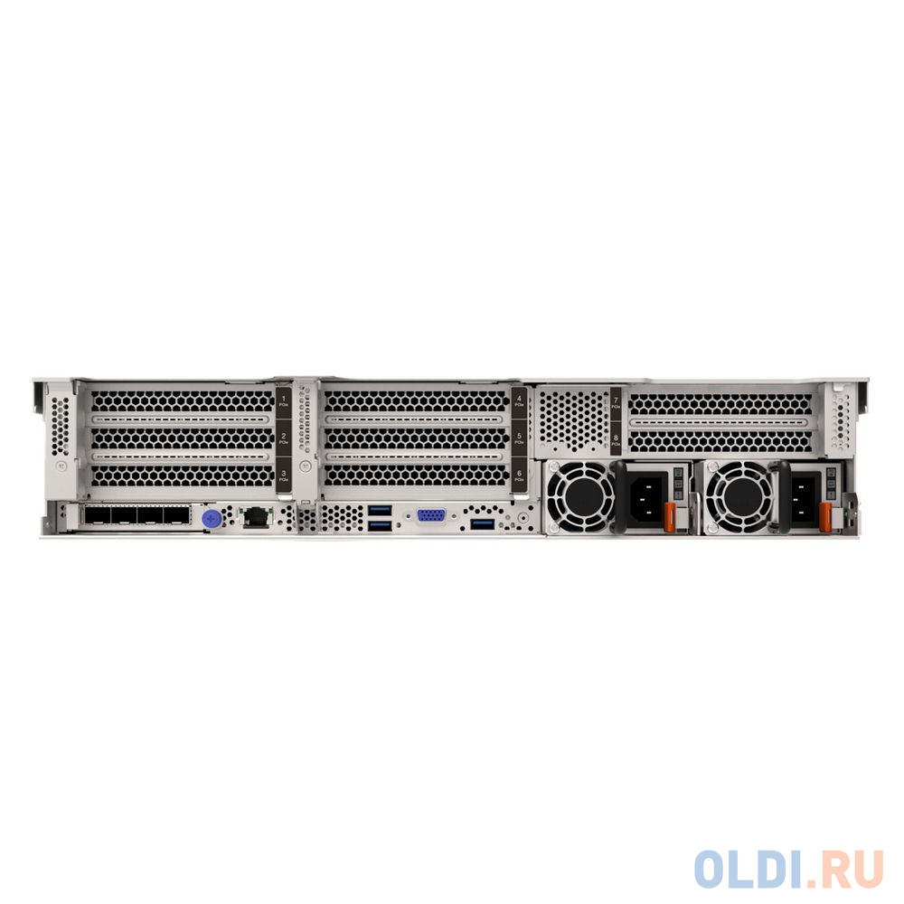 7Z73TA8300 SR650 V2 Xeon Silver 4310 (12C 2.1GHz 18MB Cache/120W), 32GB  (1x32GB, 3200MHz 2Rx4 RDIMM), 8 SAS/SATA, 9350-8i, 1x750W Platinum, 5 Standar