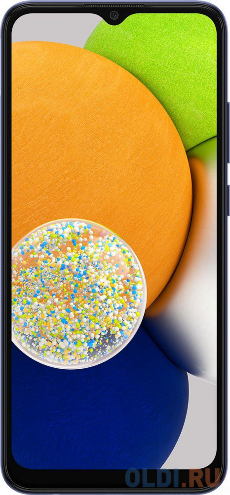 Смартфон Samsung SM-A035F Galaxy A03 32Gb 3Gb синий моноблок 3G 4G 2Sim 6.5" 720x1600 Android 10 48Mpix 802.11 b/g/n/ac GPS GSM900/1800 GSM1900 T