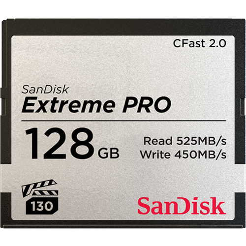 Карта памяти 128Gb CFast 2.0 SanDisk Extreme Pro (SDCFSP-128G-G46D)