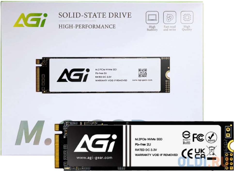 Твердотельный накопитель SSD AGI 512GB AI198 Client SSD AGI512G80AI198R