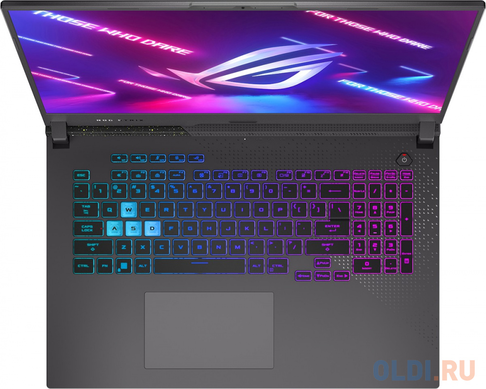 Ноутбук/ ASUS ROG Strix G17 G713PV-LL080 17.3"(2560x1440 (матовый, 240Hz, 3ms) IPS)/AMD Ryzen 9 7845HX(3Ghz)/16384Mb/1024PCISSDGb/noDVD/Ext:nVidi в Москвe