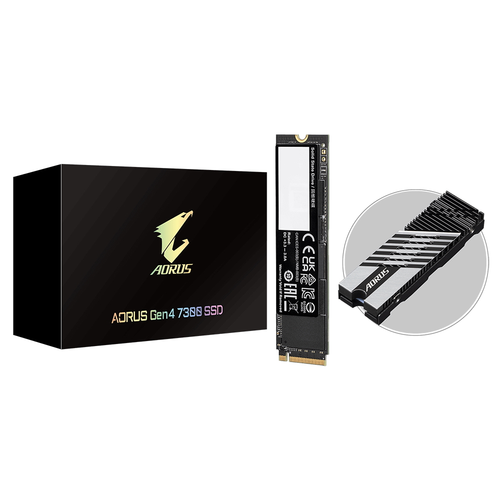 Твердотельный накопитель (SSD) GIGABYTE 1Tb AORUS 7300, 2280, PCIe 4.0 x4, NVMe (AG4731TB) Retail