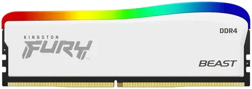 Память DDR4 DIMM 16Gb, 3600MHz, CL18, 1.35V, Kingston, FURY Beast White RGB SE (KF436C18BWA/16) Retail