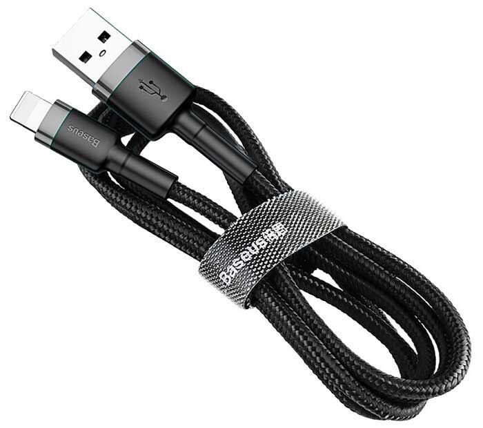 Кабель Baseus USB-Lighting 2m Black CALKLF-C19