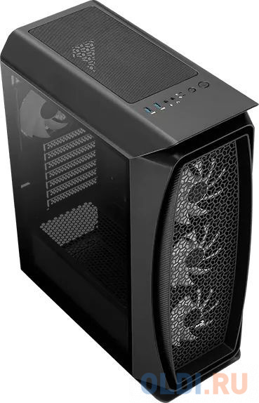 Корпус ATX Aerocool Aero One Frost-G-BK-v1 Без БП чёрный ACCM-PB17043.11 в Москвe