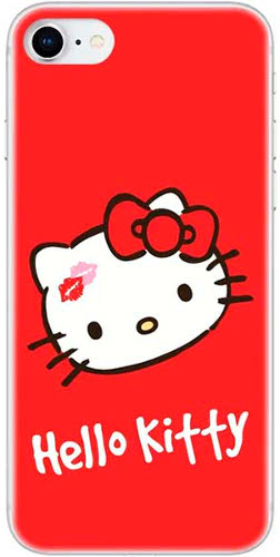 Чехол-накладка Deppa Hello Kitty для смартфона Apple iPhone 7/8, пластик, красный (107214)