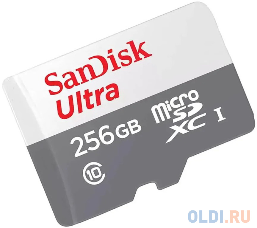 Micro SecureDigital 256Gb SanDisk Ultra microSDXC class 10 UHS-1 (SDSQUNR-256G-GN3MN) в Москвe