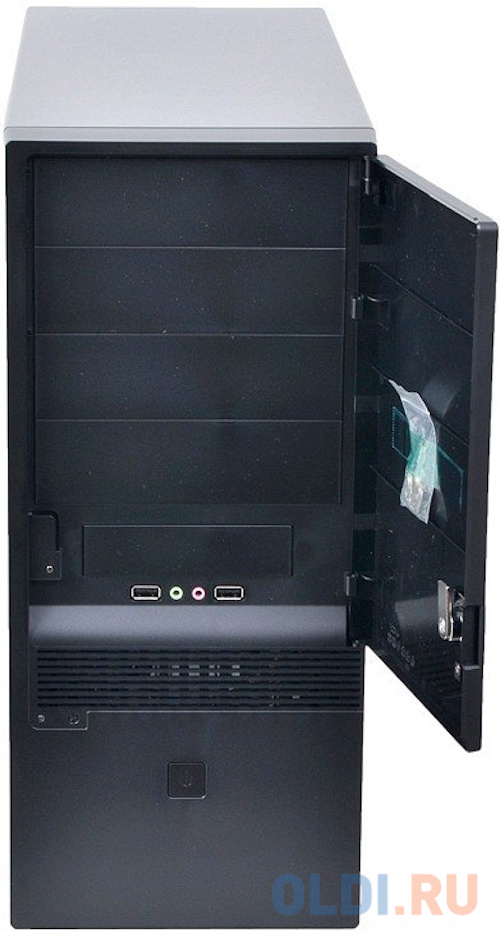 Midi Tower InWin EC046 Black 450W RB-S450HQ7-0 U3.0*2+A(HD) + key lock & key ATX