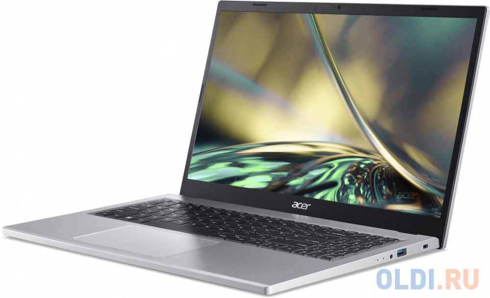 Ноутбук Acer Aspire 3 A315-24P-R10G Ryzen 3 7320U 8Gb SSD256Gb AMD Radeon 15.6" IPS FHD (1920x1080) noOS silver WiFi BT Cam (NX.KDEER.002)