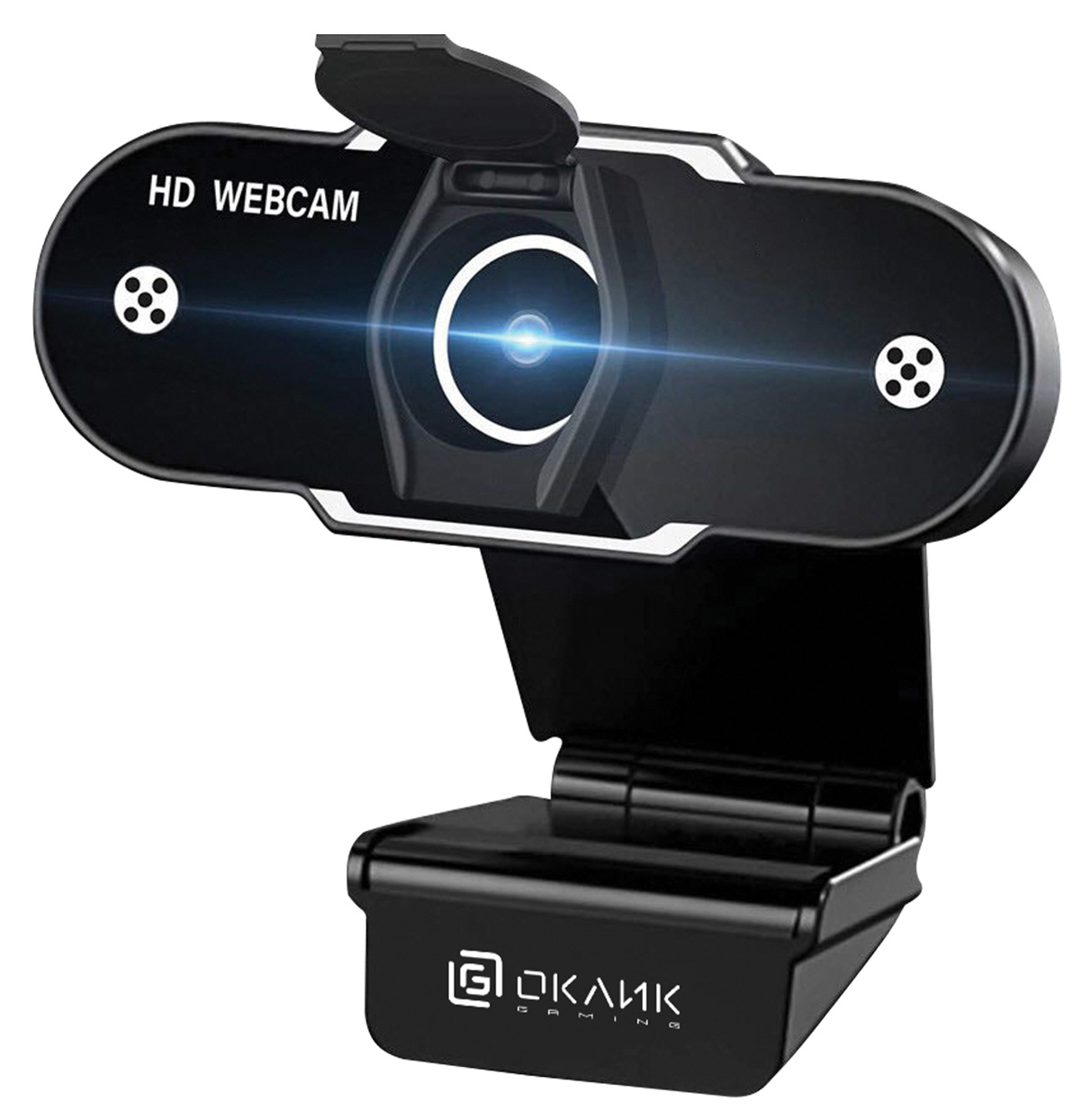 Вебкамера OKLICK OK-C012HD, 1 MP, 1280x720, встроенный микрофон, USB 2.0, черный (1455503)