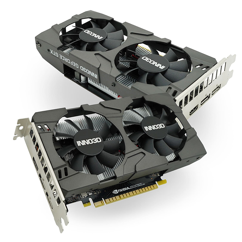 Видеокарта Inno3D nVidia GeForce GTX 1630 TWIN X2 1740MHz PCI-E 3.0 4096Mb 12000MHz 64-bit 1xHDMI 2xDP N16302-04D6X-1177VA25 в Москвe