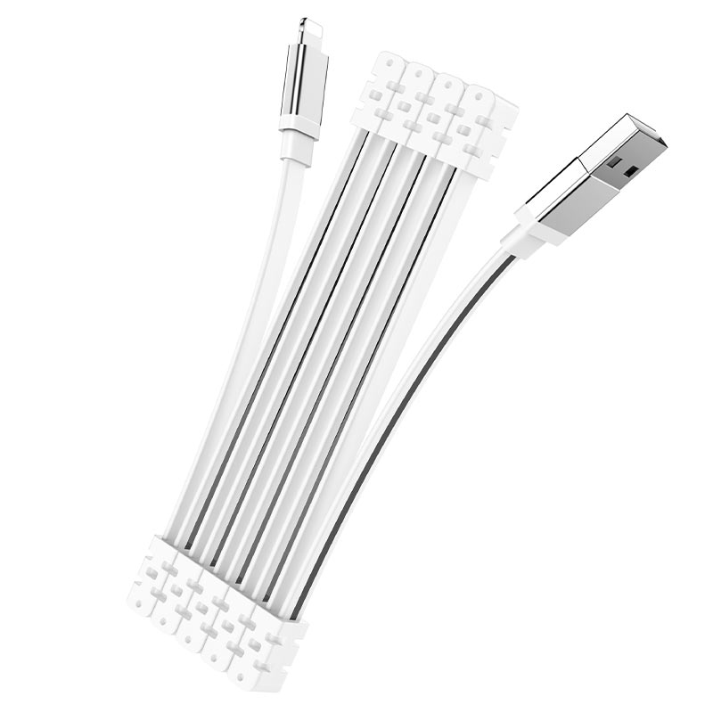 Аксессуар Hoco U103 USB - Lightning 1m White 6931474750181