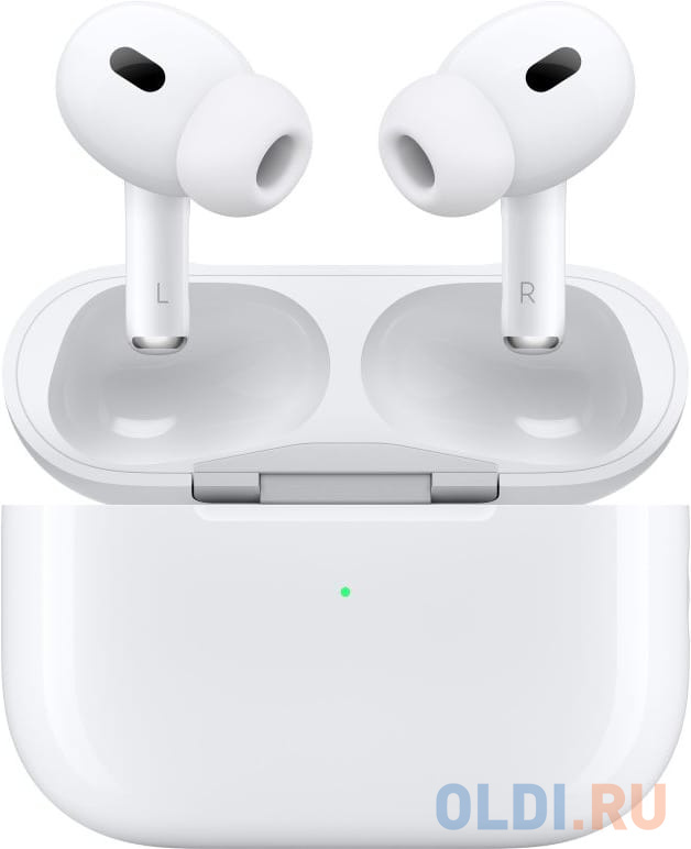 Гарнитура внутриканальные Apple AirPods Pro 2 2023 USB-C A3047/A3048/A2968 белый беспроводные bluetooth в ушной раковине (MTJV3AM/A) в Москвe