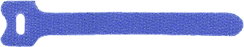 Стяжка-липучка Lanmaster, 125мм x 1.1см, 20шт., синий (LAN-VCM125-BL)