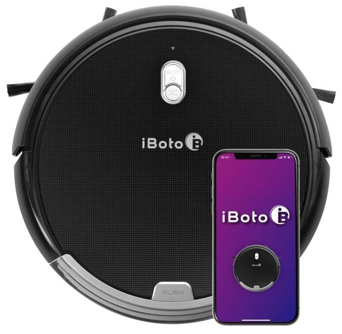Робот-пылесос iBoto Smart Х615GW Aqua, серебристый (1192335)