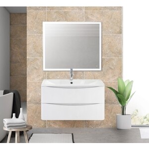 Тумба под раковину BelBagno Acqua 80 bianco lucido (ACQUA-800-2C-SO-BL)