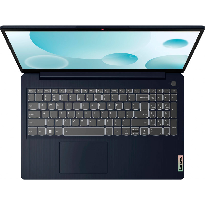 Ноутбук Lenovo IdeaPad 3 Abyss Blue 82RK011TRK (Intel Core i5 1235U 1.3 Ghz/8192Mb/512Gb SSD/Intel Iris Xe Graphics/Wi-Fi/Bluetooth/Cam/15.6/1920x1080/DOS)