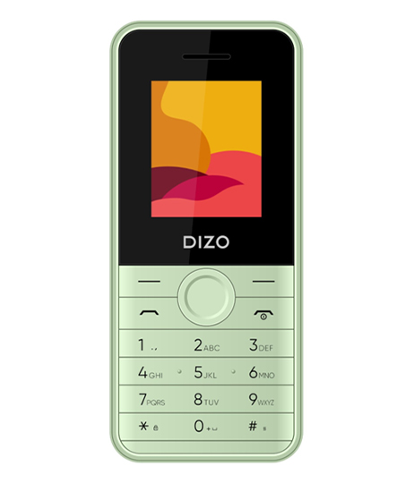 Мобильный телефон Dizo Star 200, 1.77" 160x120 QQVGA, MediaTek MTK6261D, BT, 1xCam, 1-Sim, 800 мА·ч, micro-USB, зеленый (DIZ-DH2272-GN)