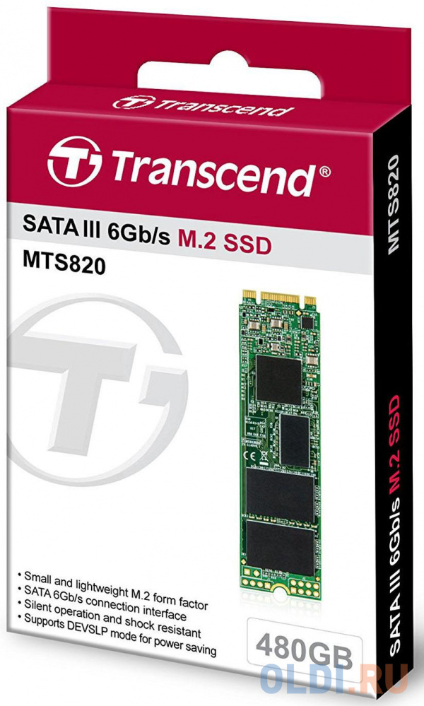 SSD накопитель Transcend MTS820 480 Gb SATA-III