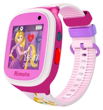 Детские умные часы Aimoto Disney Принцесса - "Рапунцель", 1.44, розовый (9301104)