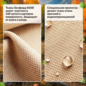 Стул National Tree Company для кемпинга из дерева с подлокотниками (ДКС-3 / WY-5448N) в Москвe