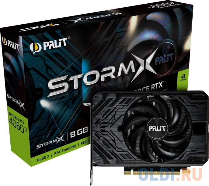 Видеокарта Palit nVidia GeForce RTX 4060 Ti StormX 8192Mb в Москвe