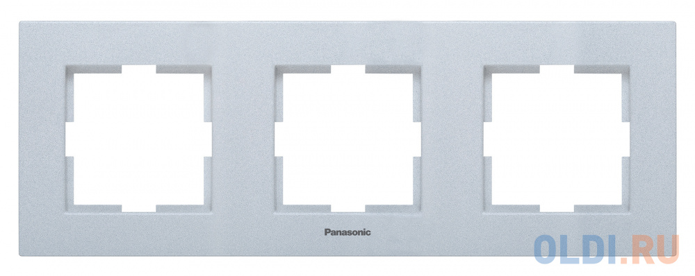Рамка Panasonic Karre Plus WKTF08033AR-RU 3x горизонтальный монтаж металл бронза (упак.:1шт)
