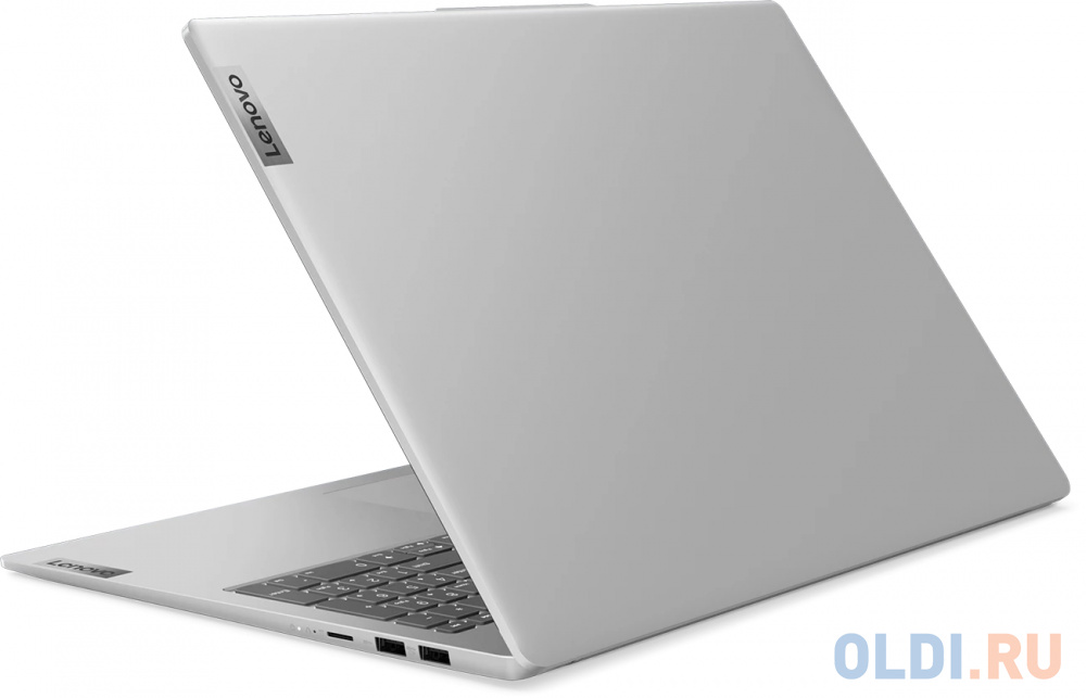 Ноутбук Lenovo IdeaPad Slim 5 16IRL8 Core i5 13420H 16Gb SSD512Gb Intel UHD Graphics 16" IPS 2.5K (2560x1600) noOS l.grey WiFi BT Cam (82XF004TRK