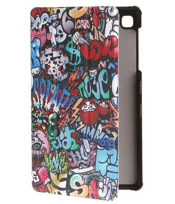 Чехол Zibelino для Samsung Galaxy Tab A7 Lite 8.7 T220/T225 Tablet с магнитом Graffiti ZT-SAM-T220-PGRF