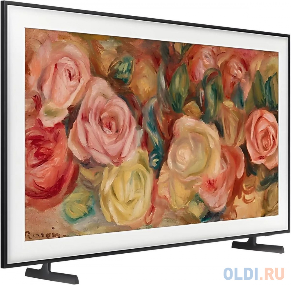 Телевизор QLED Samsung 50" QE50LS03DAUXRU The Frame черный 4K Ultra HD 60Hz DVB-T2 DVB-C DVB-S2 USB WiFi Smart TV