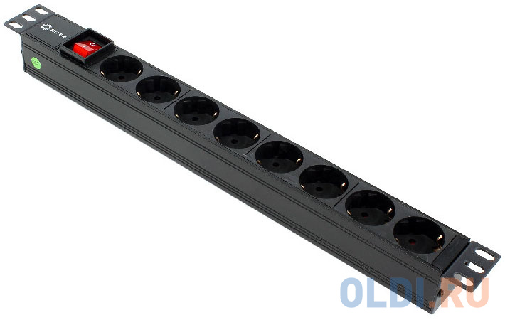 Блок розеток 5bites PDU819A-07 8 розеток черный