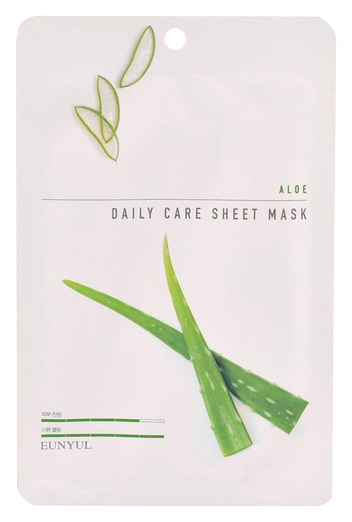 Тканевая маска для лица с экстрактом алое Eunyul Aloe Daily Care Sheet Mask, 22g