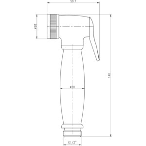 Гигиенический душ Aquanet Cinetic хром (246849) в Москвe