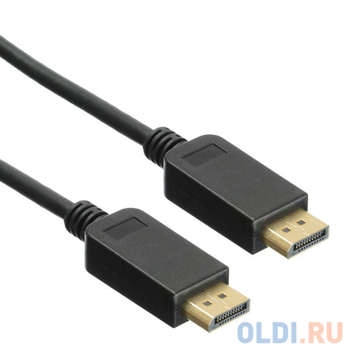 Кабель DisplayPort 5м Бюрократ BHP DPP_1.2-5 круглый черный