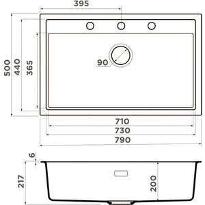 Кухонная мойка Omoikiri Sintesi 79 wind green (4997138)