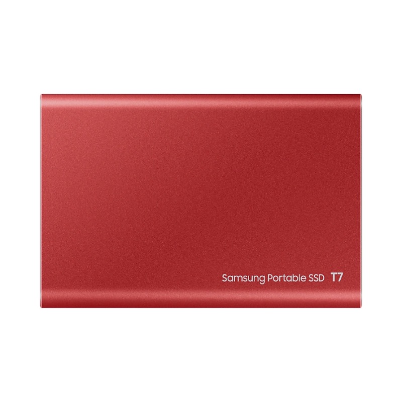 Твердотельный накопитель Samsung Portable T7 500Gb Red MU-PC500R/WW