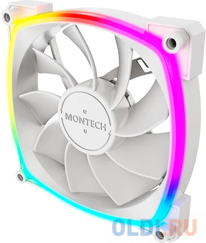 Вентилятор для корпуса Montech RX120 Reverse ARGB 120х120x25 белый 4-pin 27дБ (RX120 PWM WHITE) Ret в Москвe