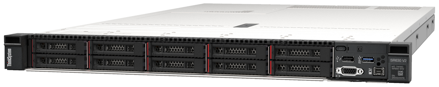 Сервер Lenovo ThinkSystem SR630 V2, 1xIntel Xeon Silver 4310 (up2), 2x32Gb RAM, noHDD, 8x2.5" HS, 9350-8i, noDVD, 4xGLAN, XCC Enterprise, 2x750 Вт (up2), 1U (7Z71SESD00/1)
