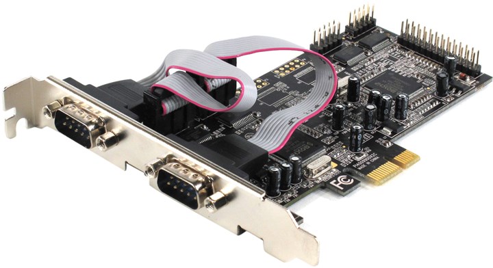 Контроллер COM/LPT ST-Lab I-461, внешние порты: 4xCOM+LPT, PCI-E, Retail (I461)