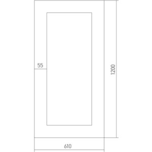 Зеркало Mixline Верона 61х120 (4620001983537)